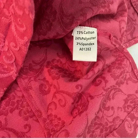 Appleseeds Jacket Pants Women’s 2 Piece Outfit Long Sleeves Pink Floral 16P - Picture 3 of 10